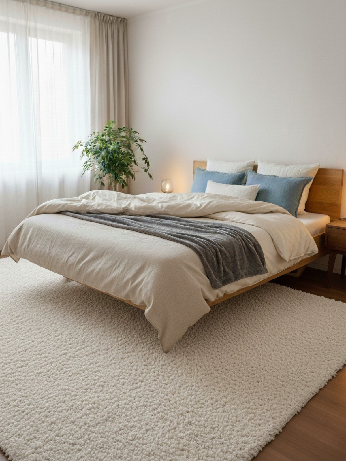 Massivholzbett Metall 140x200cm