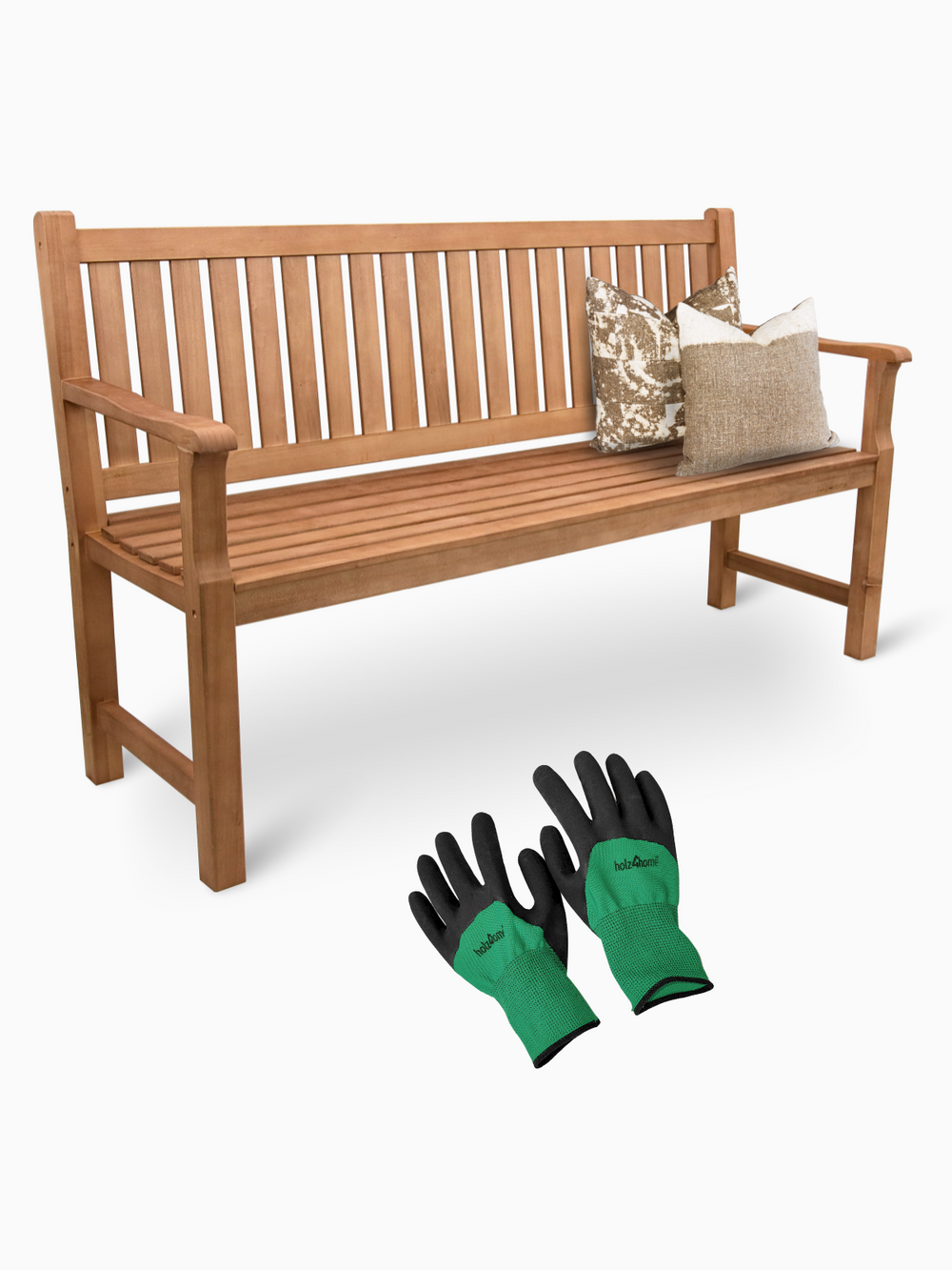 Gartenbank aus Holz 150cm
