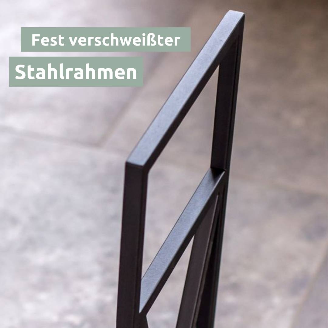 Kaminholzständer auf Rollen