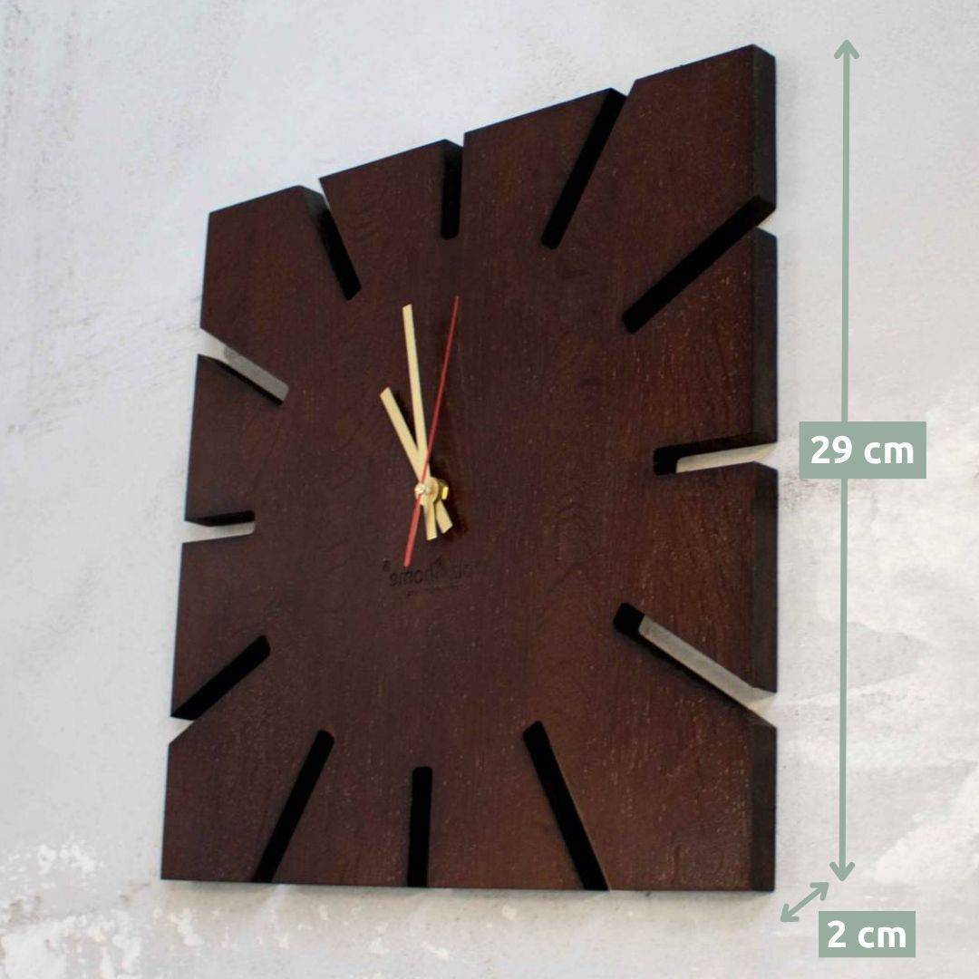 Wanduhr „Sunshine XL“ aus Eichenholz