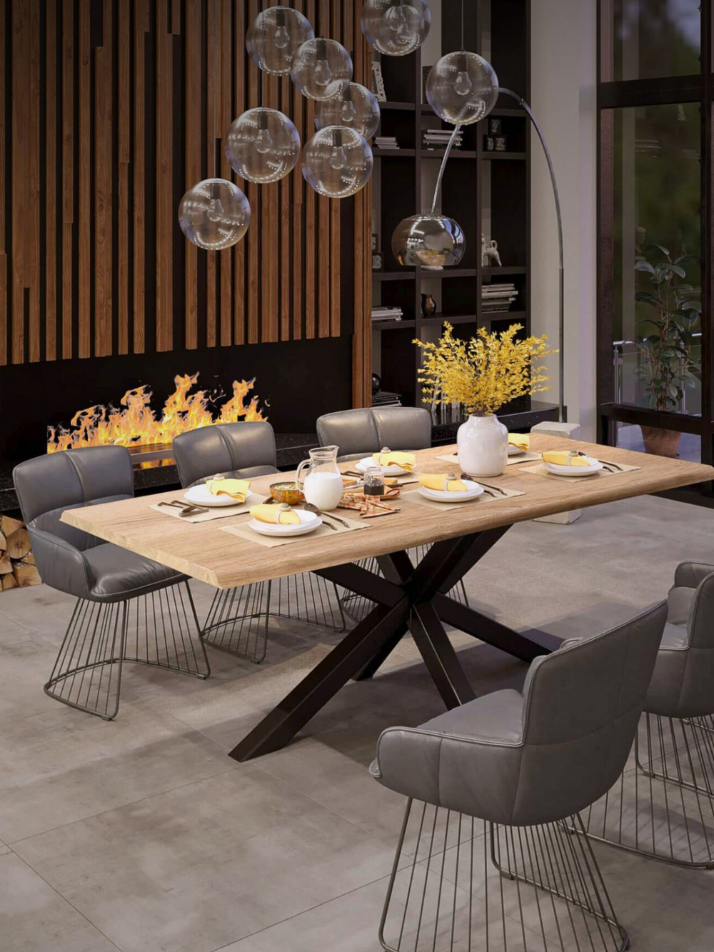 Tischgestell Hora Spider Mittelfuß