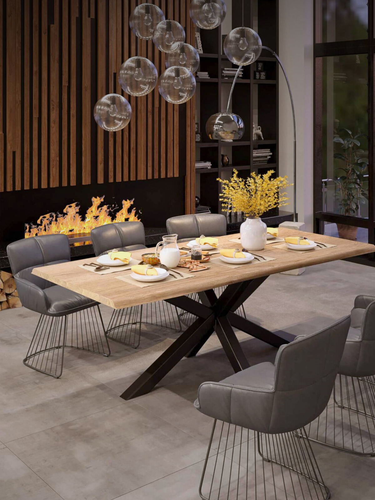 Tischgestell Hora Spider Mittelfuß