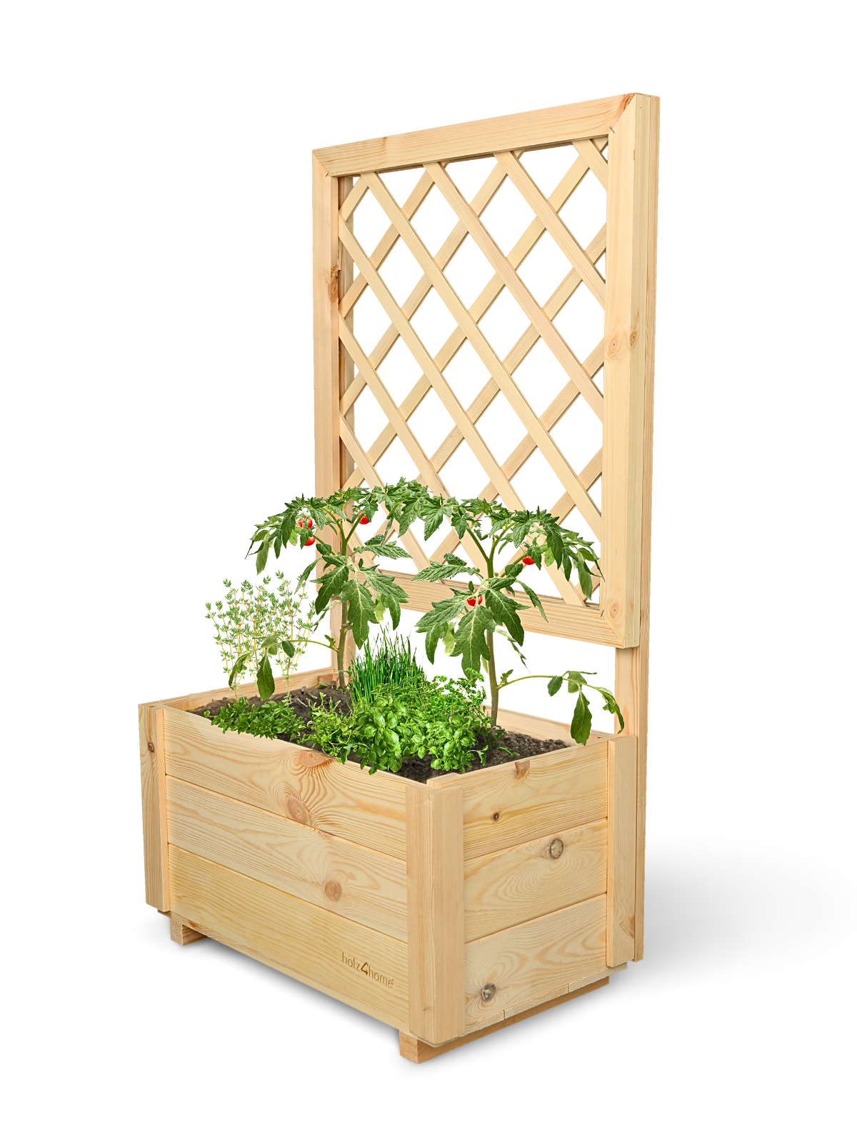 Pflanzkasten mit Rankgitter S