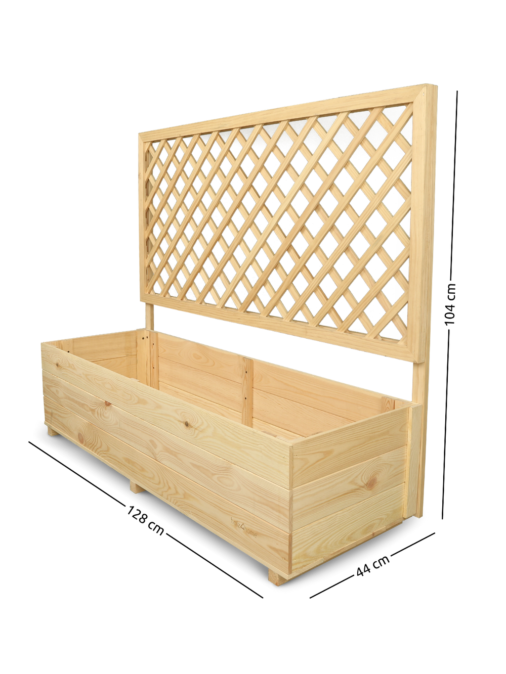 Pflanzkasten mit Rankgitter XL