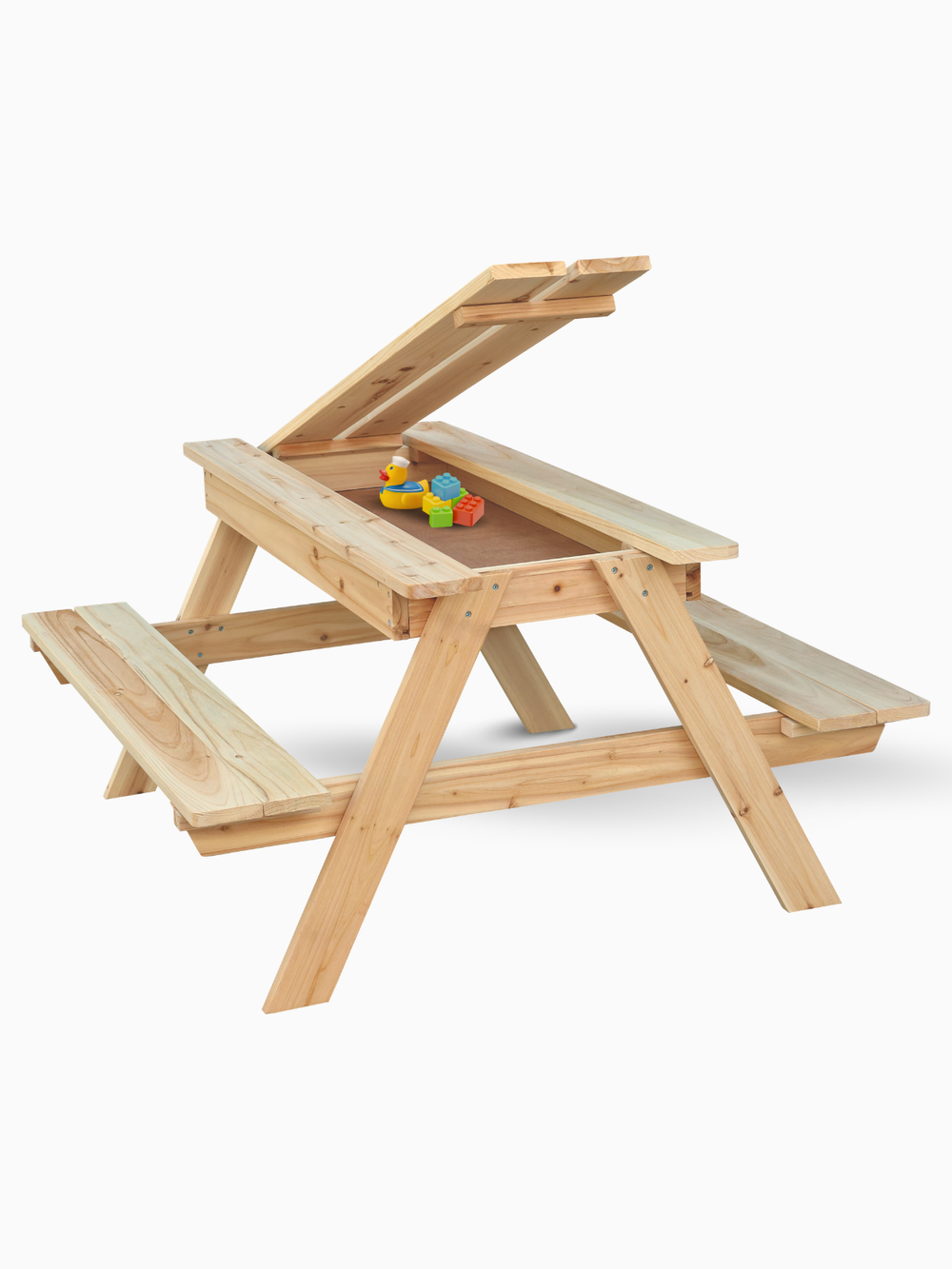 Outdoor Picknickbank aus Tannenholz