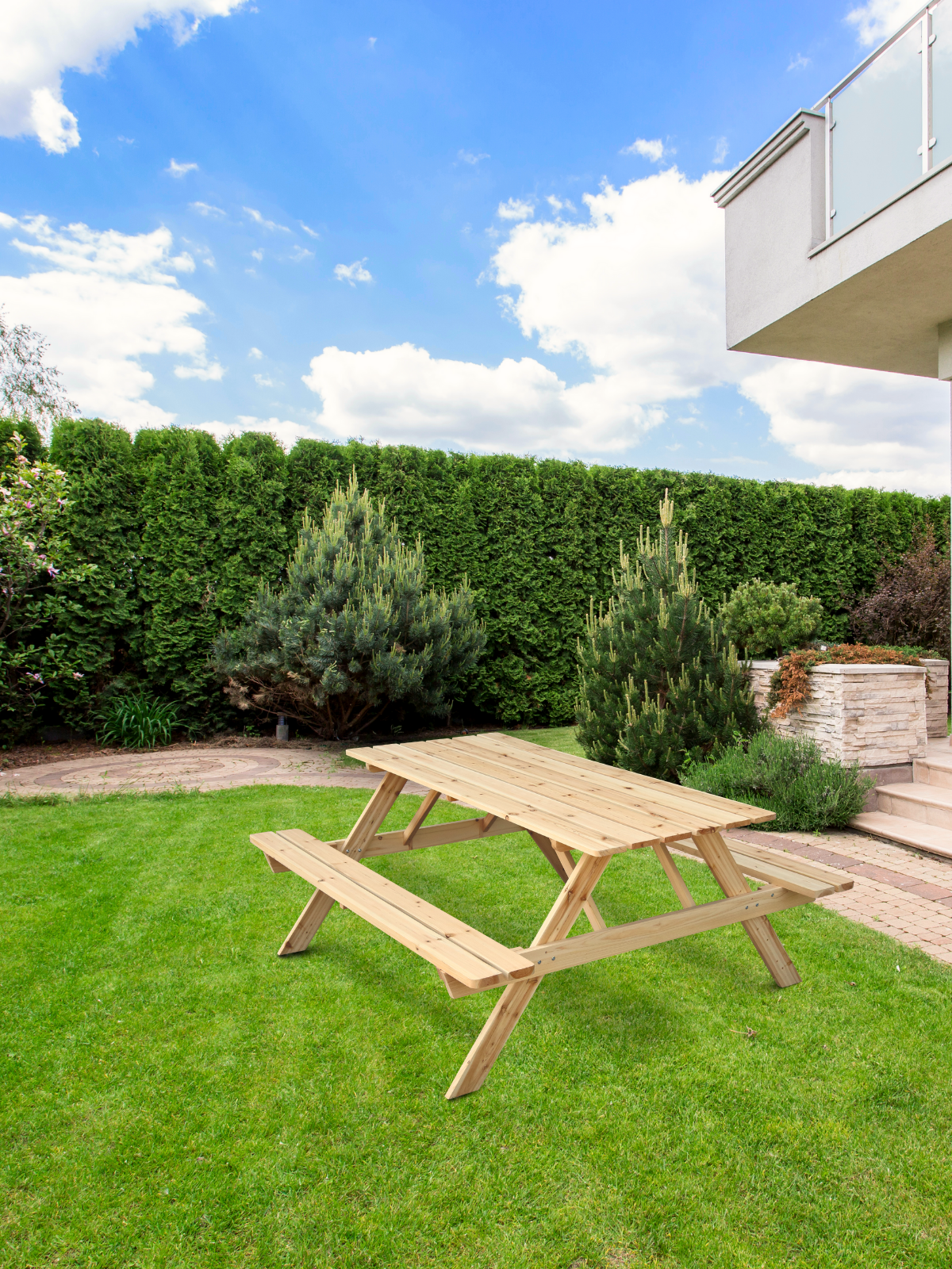 Outdoor Picknickbank aus Tannenholz H4H352