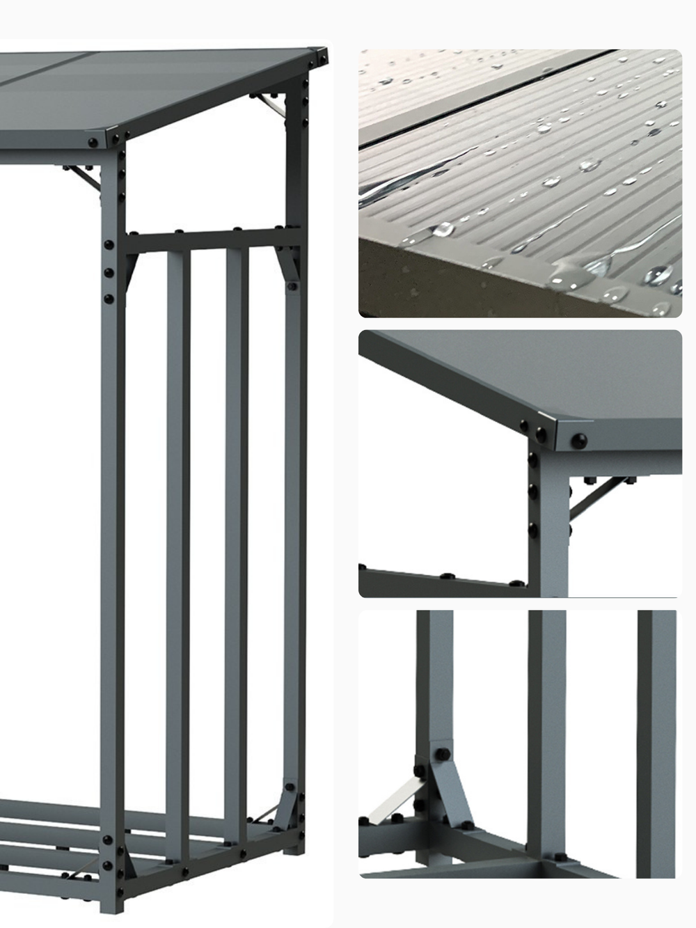 Kaminholzunterstand