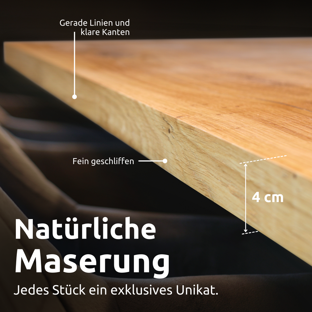Tischplatte 180cm x 85cm