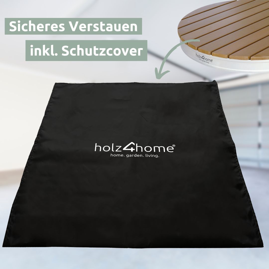 Bodendusche für Pool, Garten und Camping - Gartendusche mit Zubehör