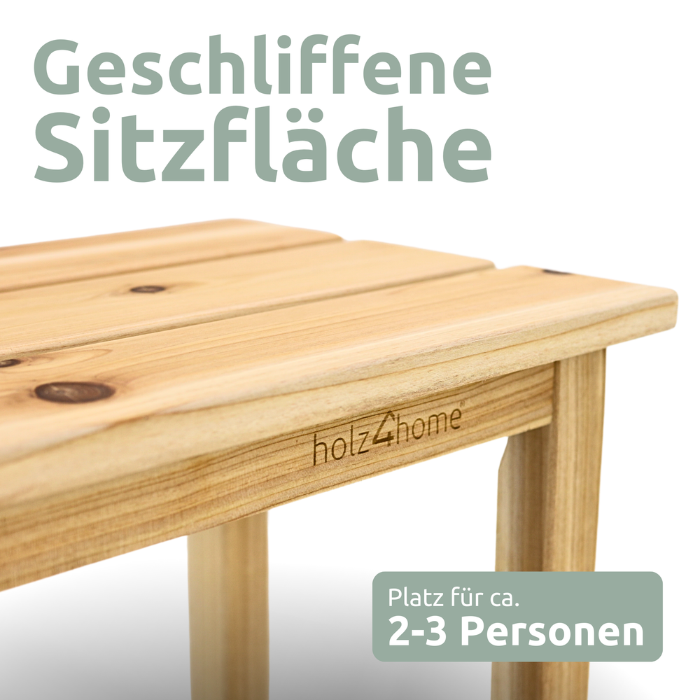 Gartenbank aus Tannenholz