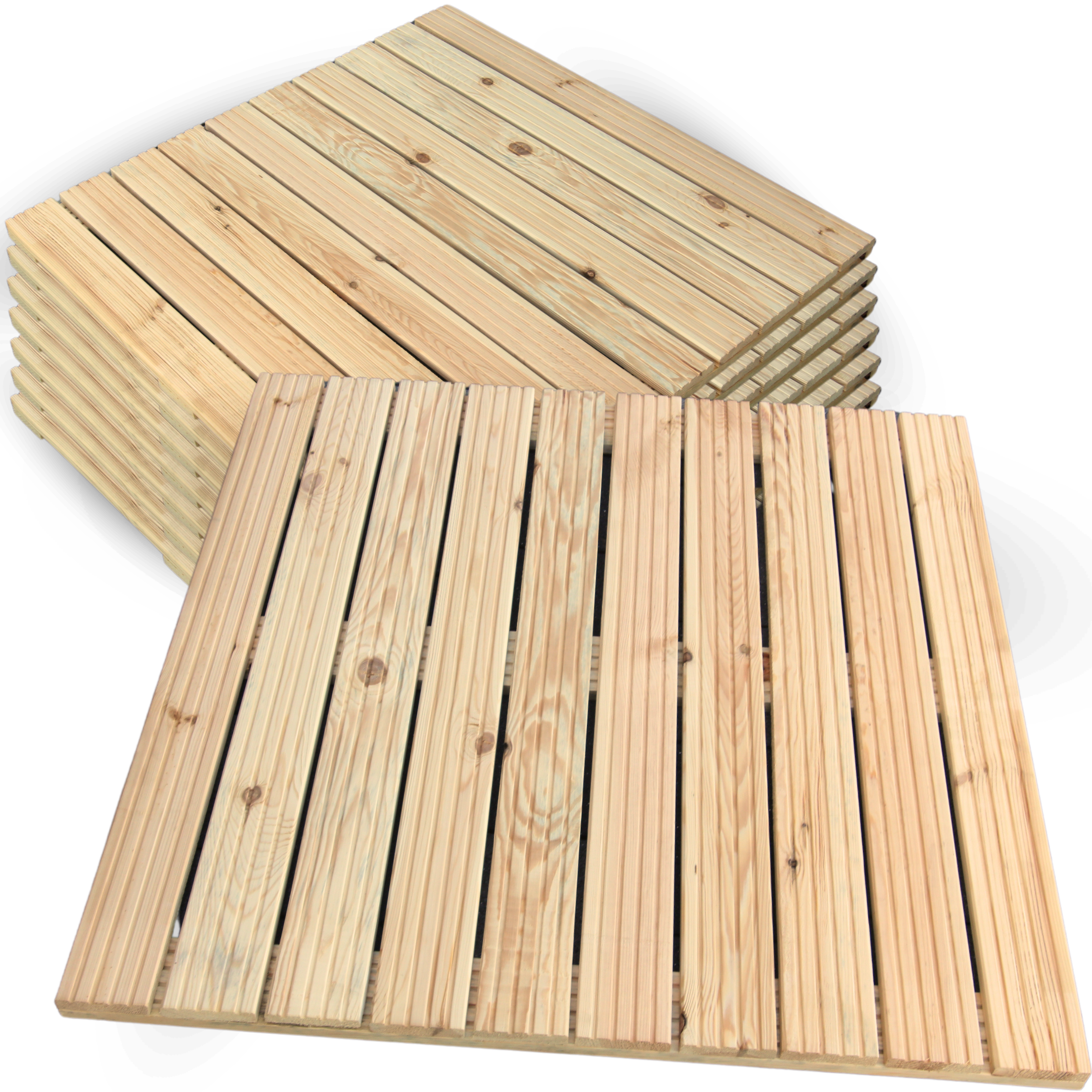 Holzfliese aus Kiefernholz