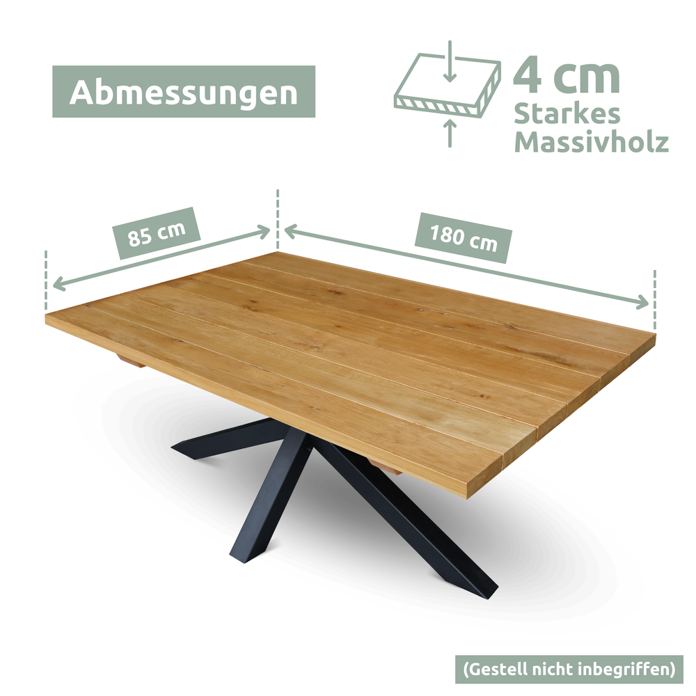 Eichentisch für Aussenbereich