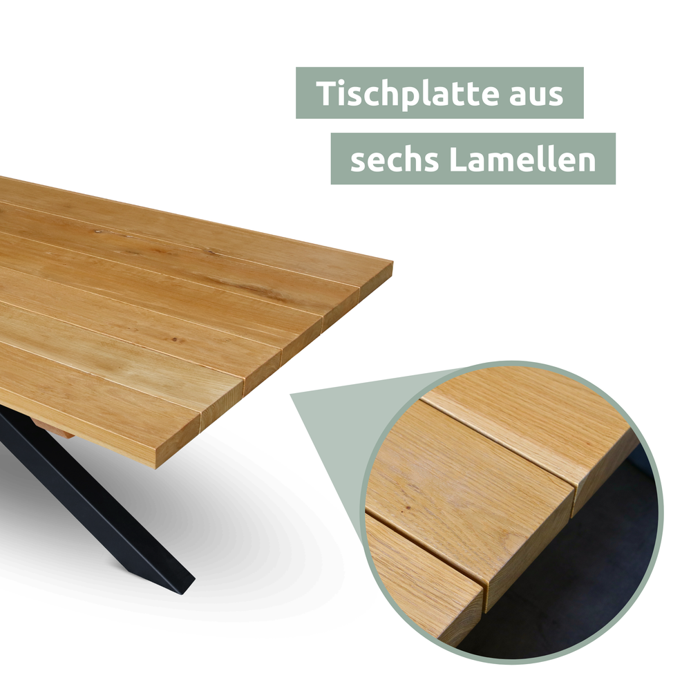 Eichentisch für Aussenbereich