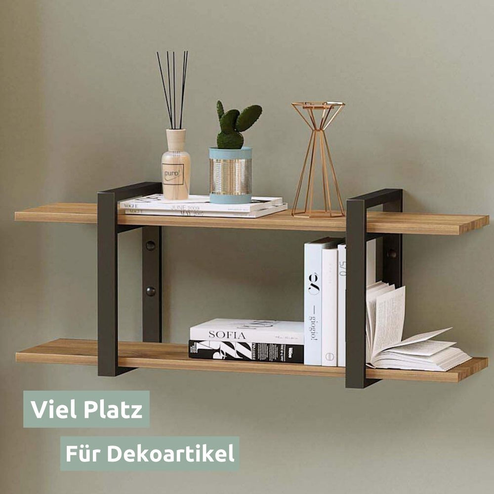Regal aus Eiche I Wandmontage