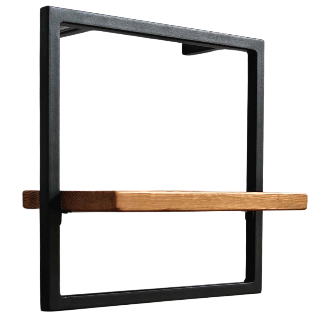 Wandregal Small Schwarz Gerahmt I Industrial Style