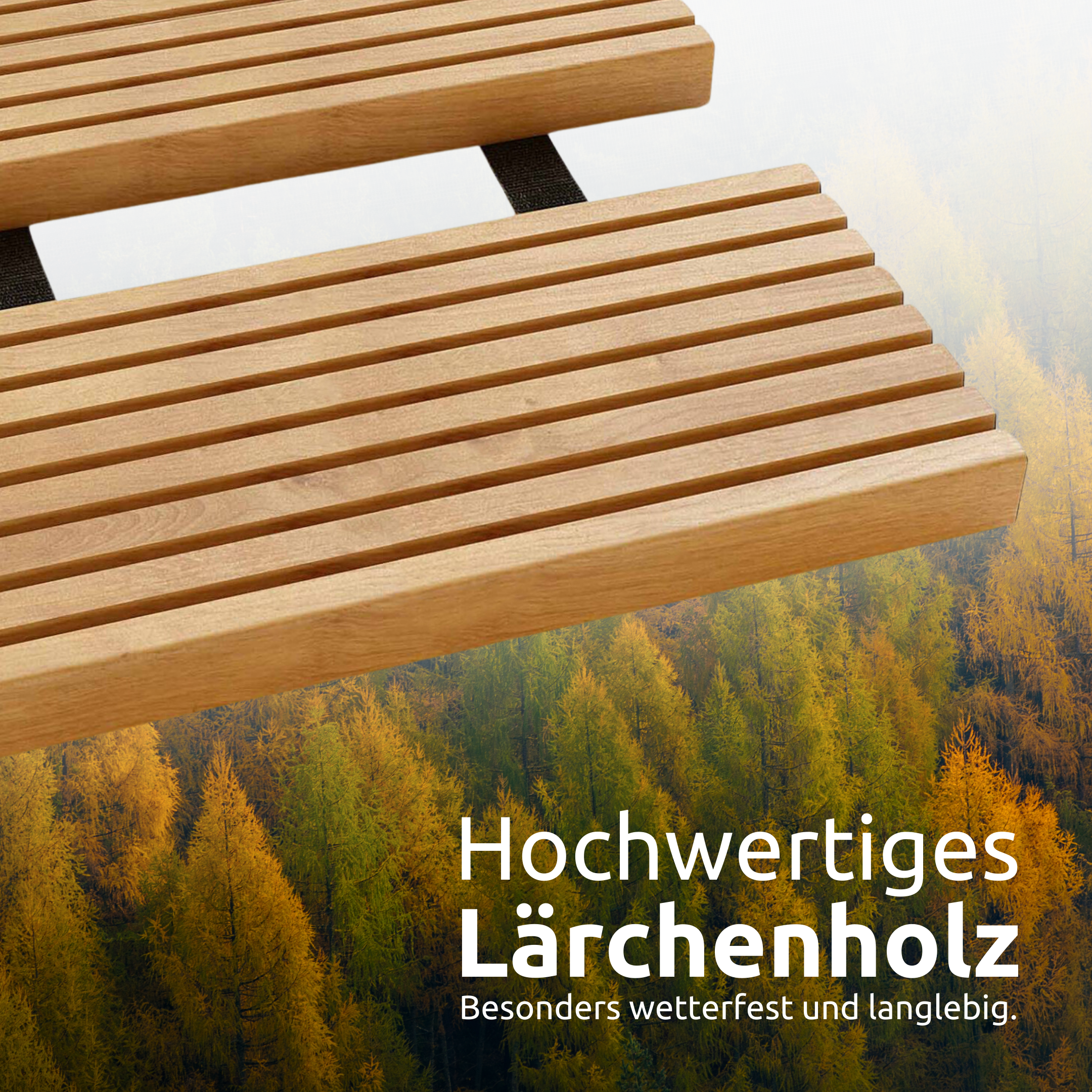 Rollweg Gartenweg aus Lärche