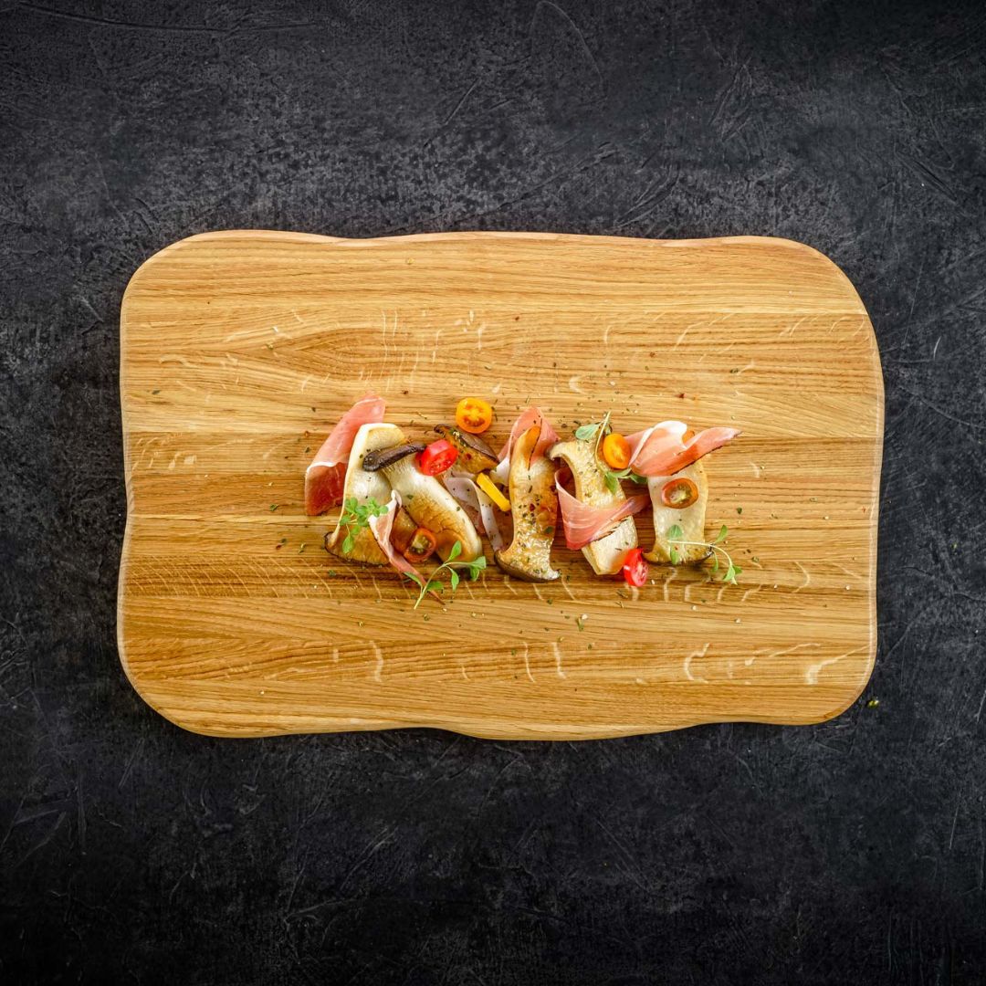 La Madera Schneidebrett Premium aus Eiche | Steakbrett | Küchenbrett von holz4home®
