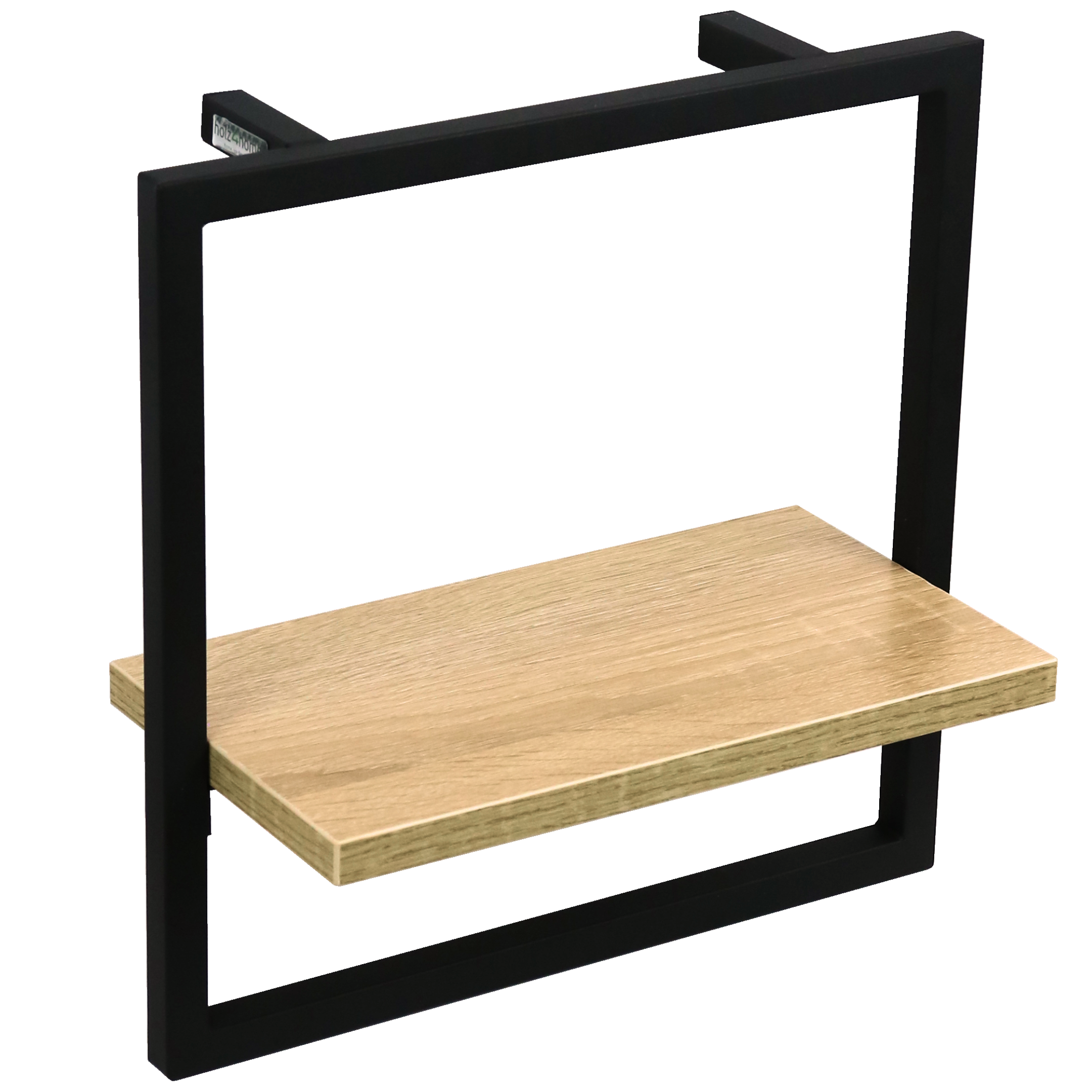 Wandregal mit Rahmen MDF Sonoma