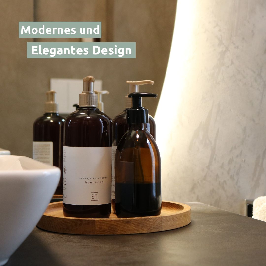 Dekotablett aus Holz mit Kante von holz4home®