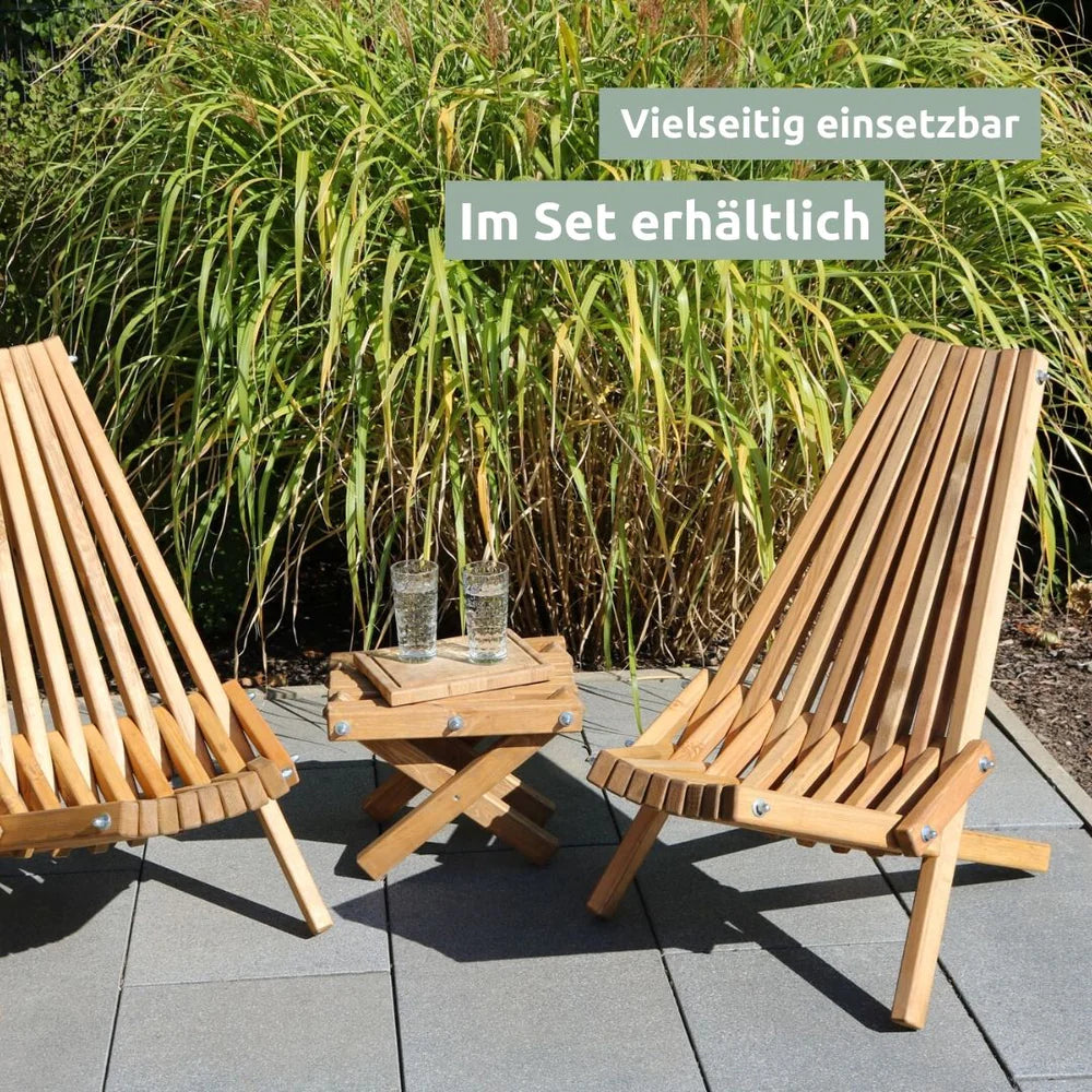 Skandinavische Gartenmöbel aus Kiefer