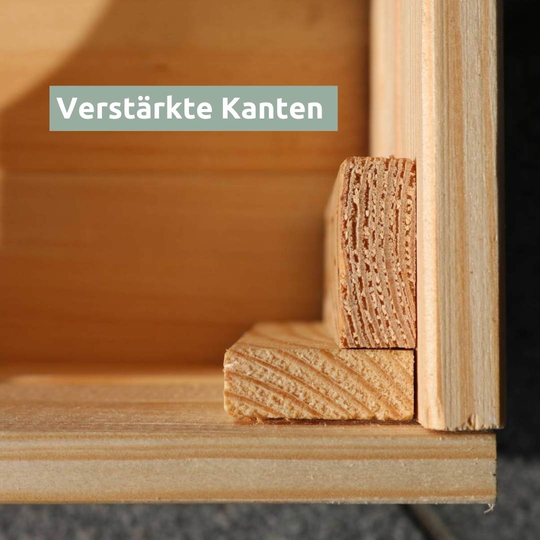 6 tlg. Set Holzkiste | Weinkiste zum Dekorieren von holz4home®