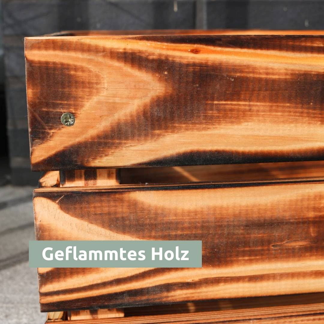 6 tlg. Set Holzkiste | Weinkiste zum Dekorieren von holz4home®