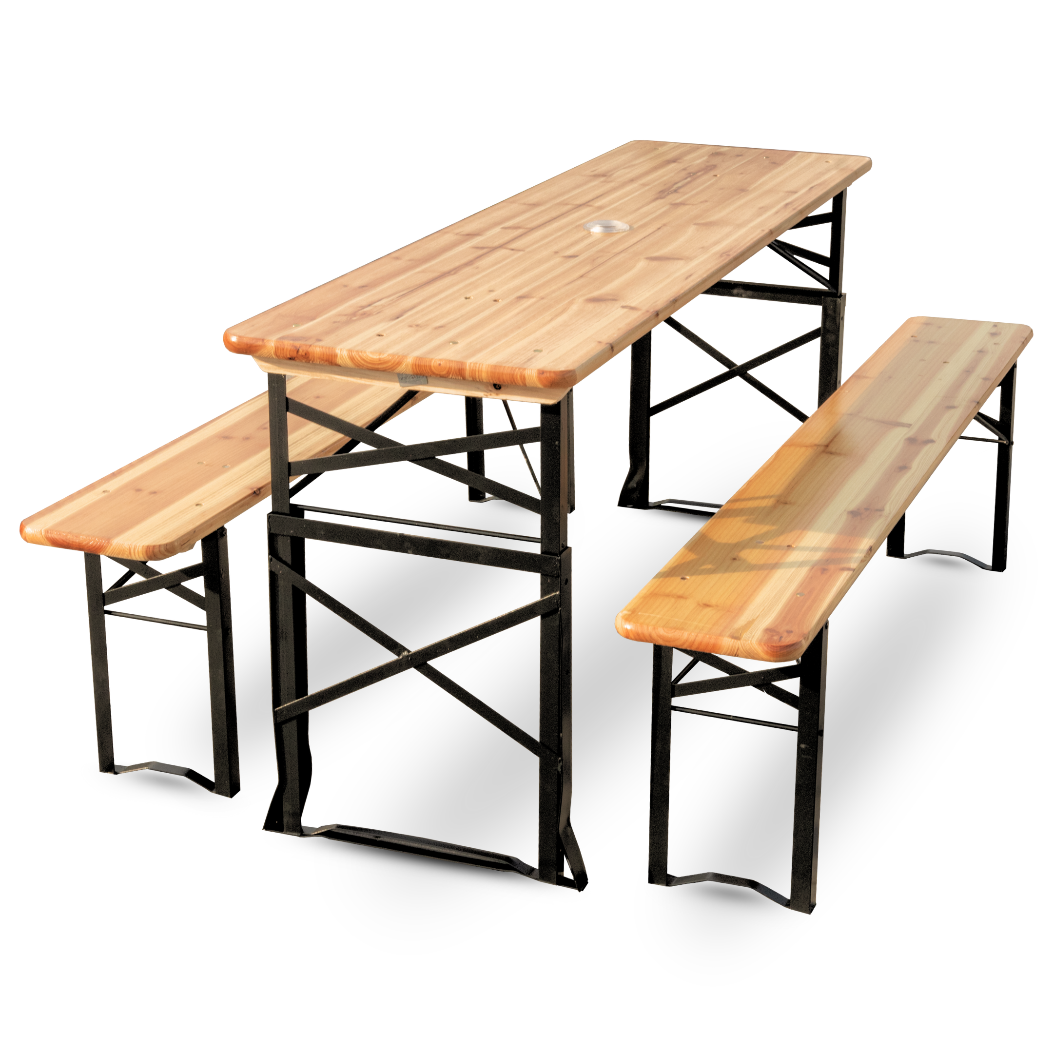 Bierzeltgarnitur - mehrteilig & klappbar