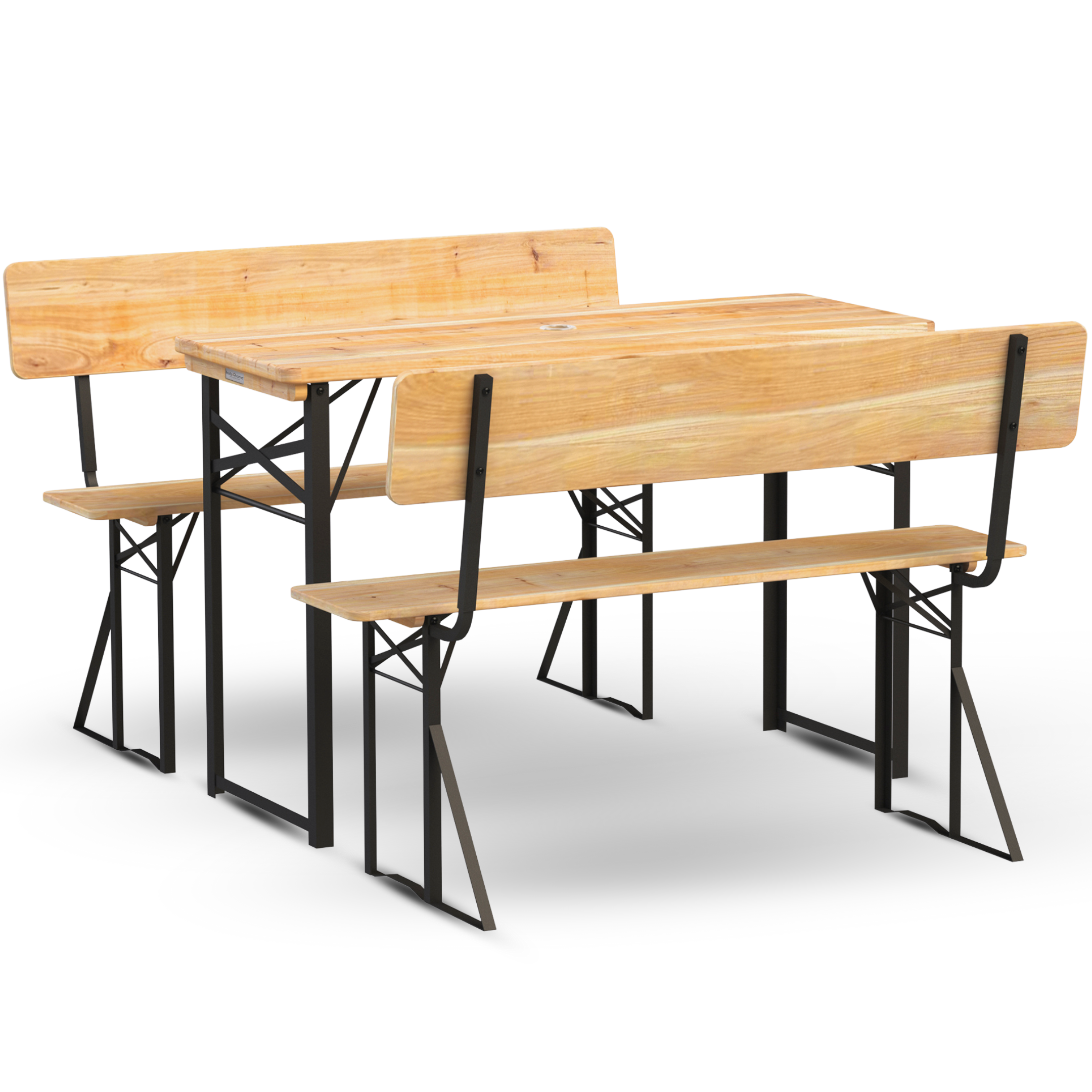 Bierzeltgarnitur - mehrteilig & klappbar