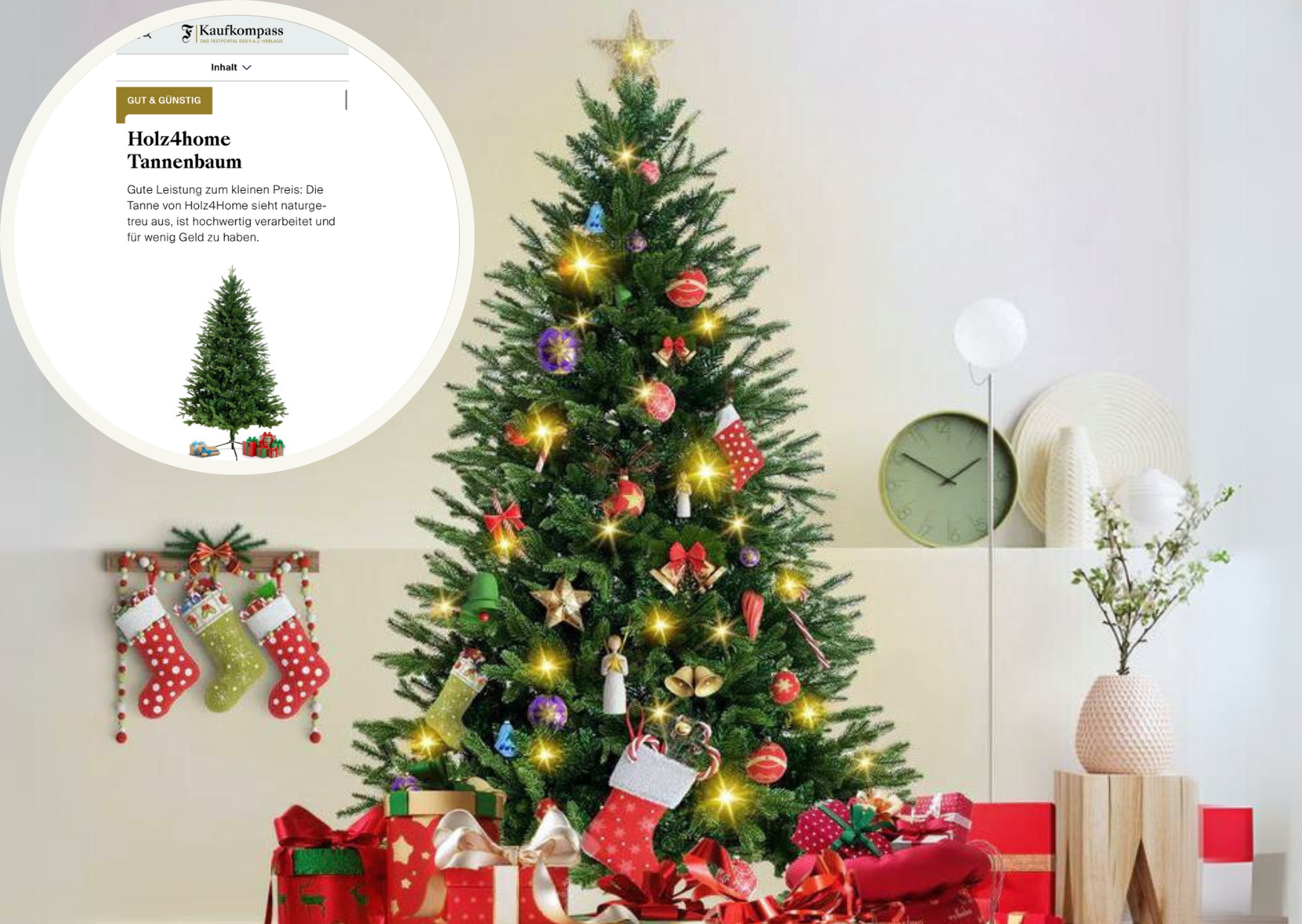 Unser Weihnachtsbaum im Fokus des FAZ Kaufkompass