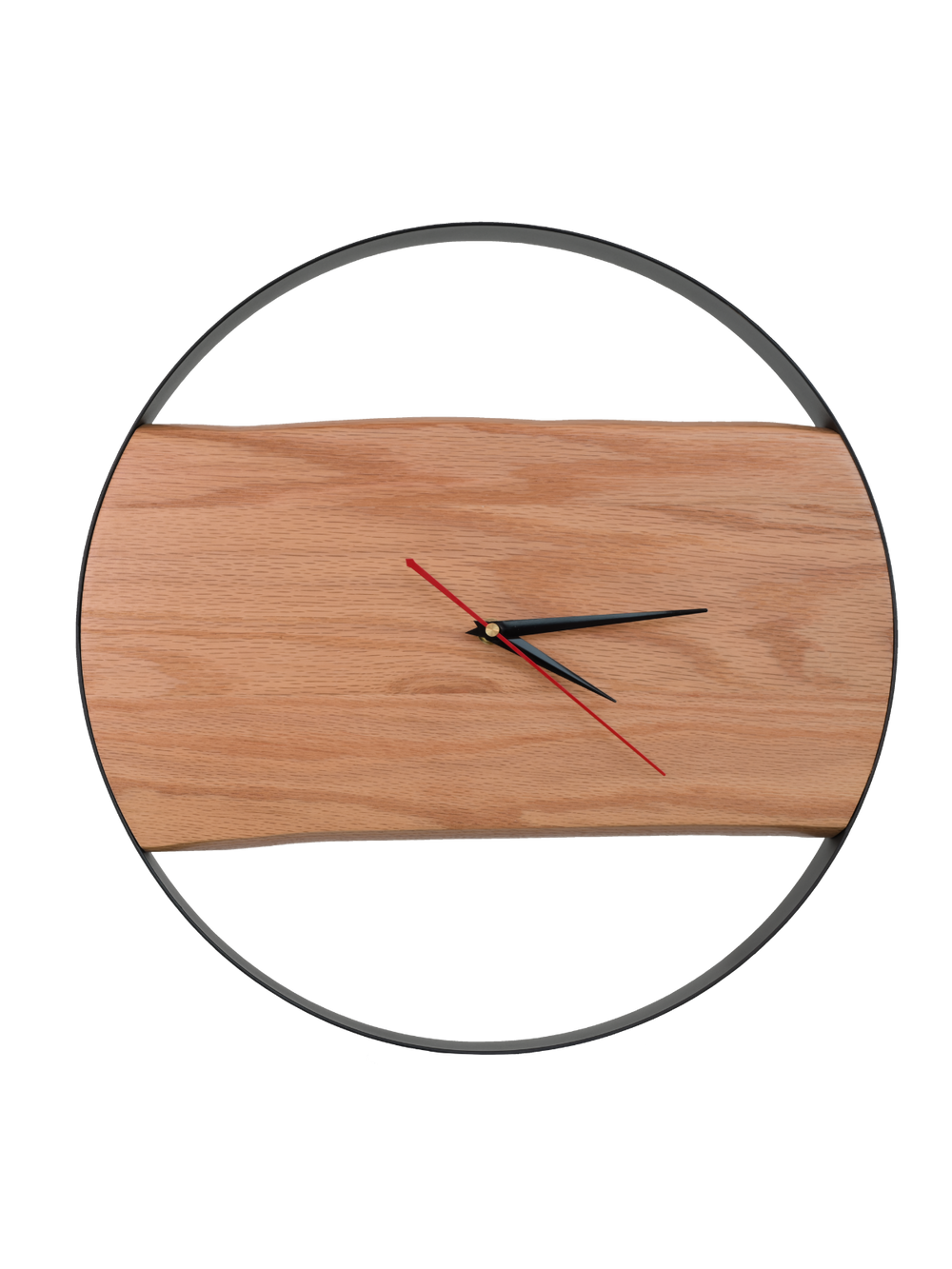 Rustikale Wanduhr