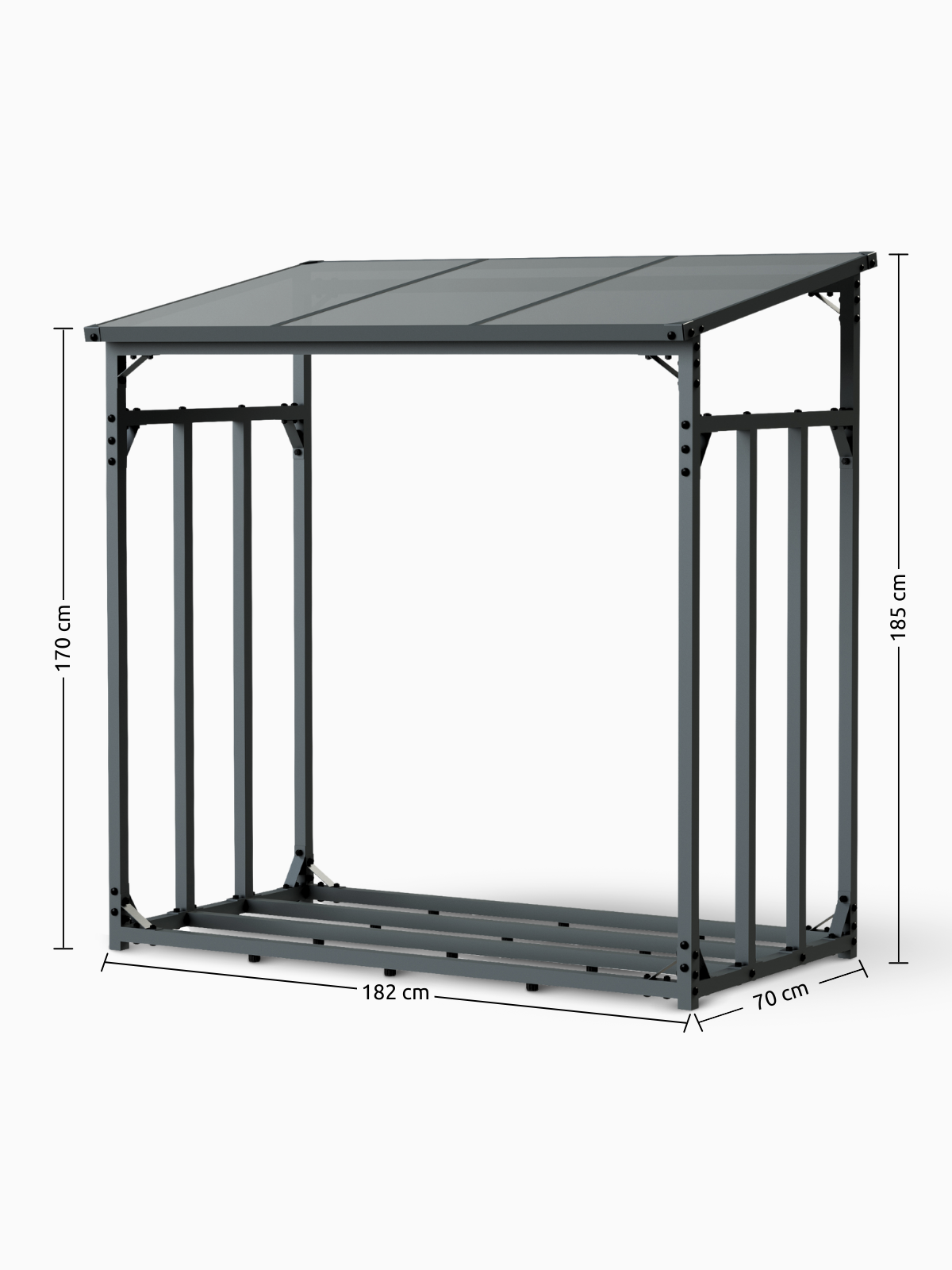 Kaminholzunterstand
