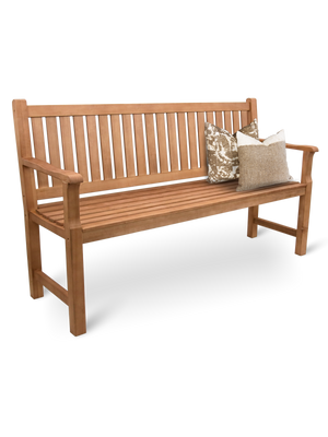 Gartenbank aus Holz 150cm