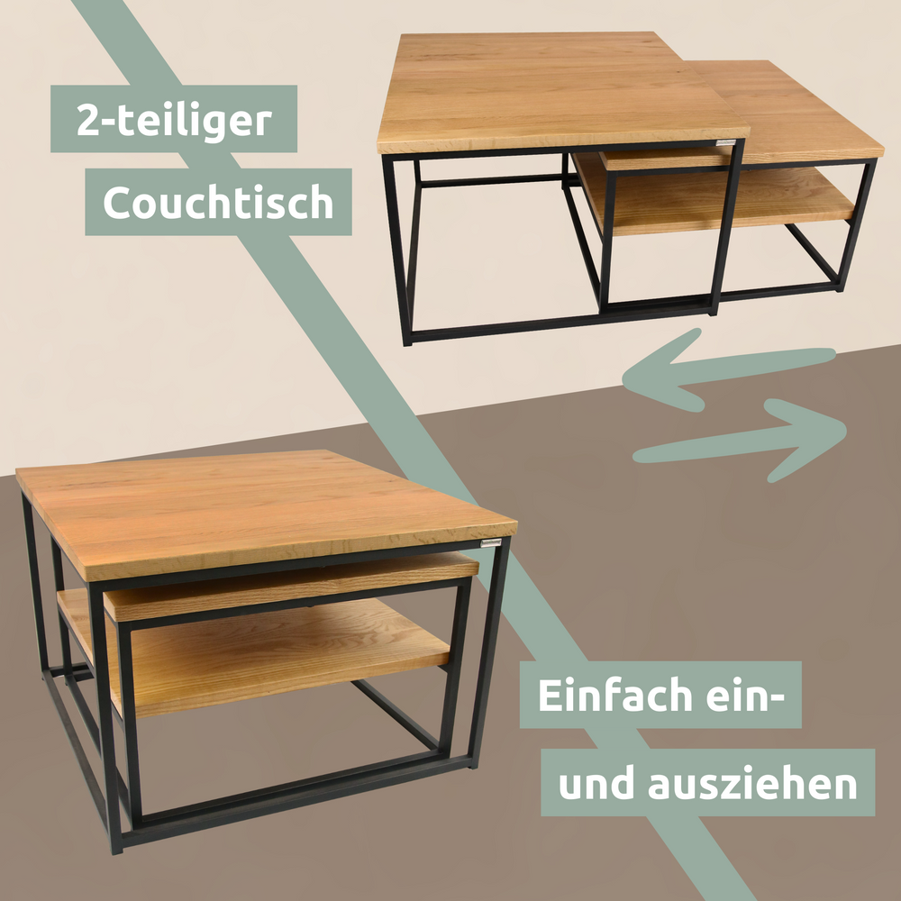 2er-Set Couchtisch
