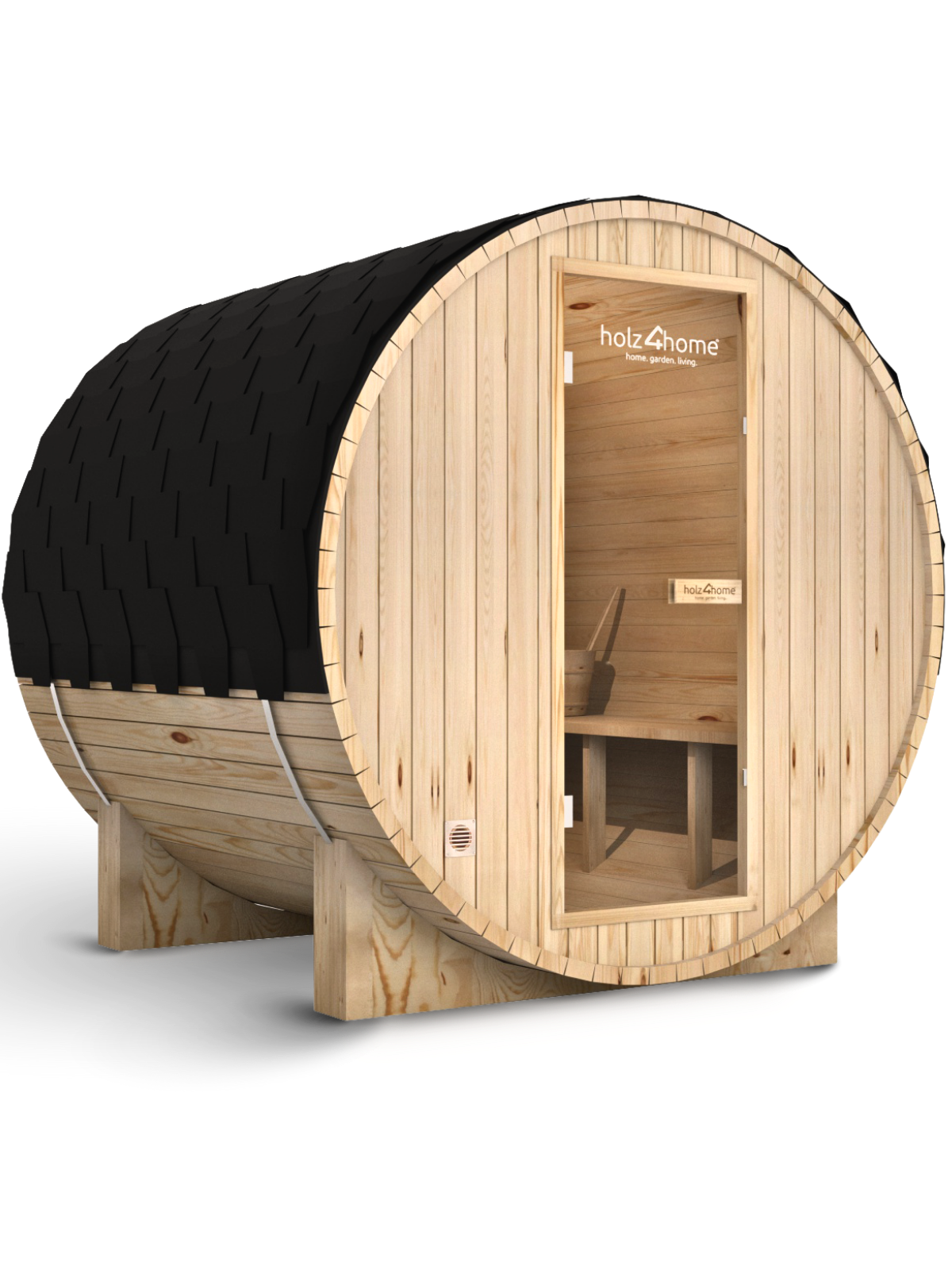 Fasssauna L Pini wood