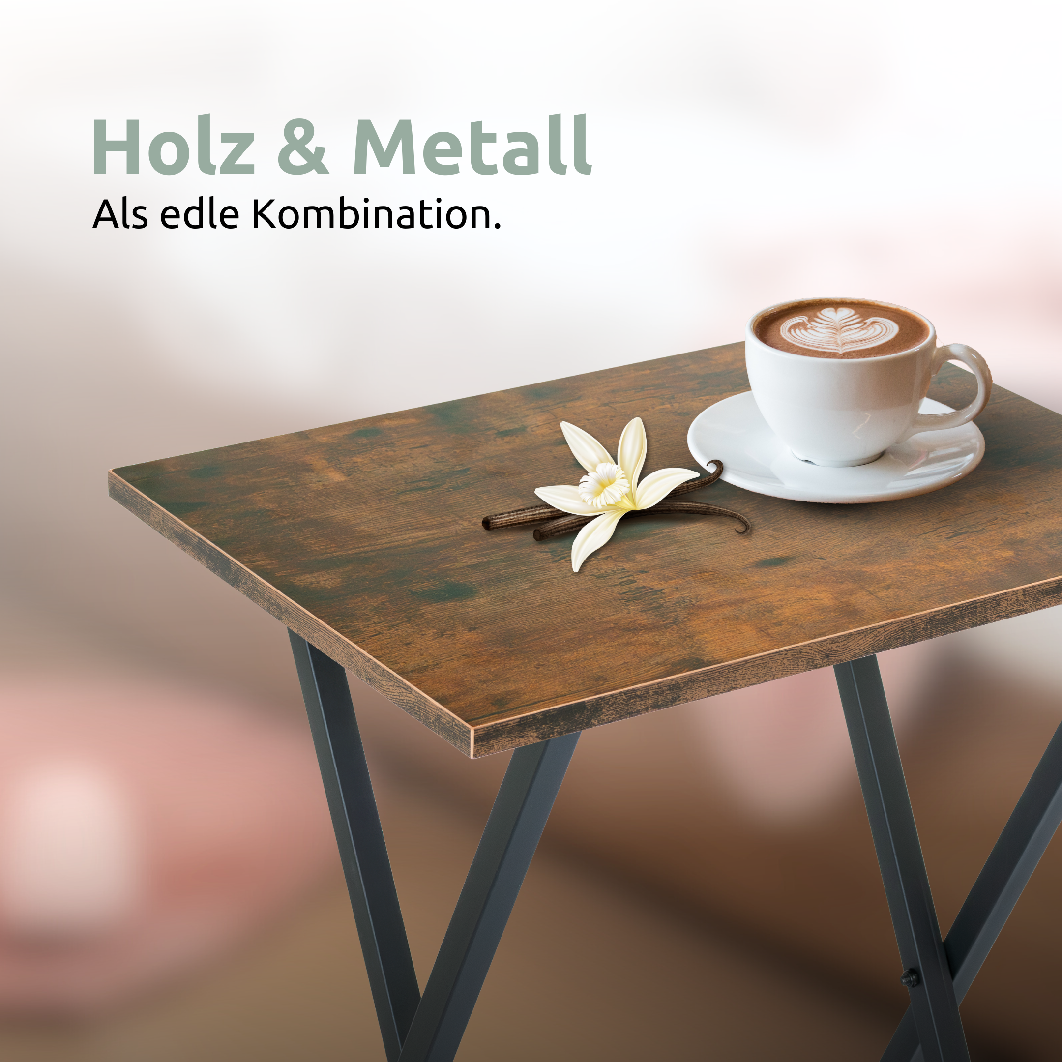 2er Set Beistelltisch MDF