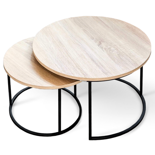 Couchtisch 2er-Set MDF Sonoma Eiche