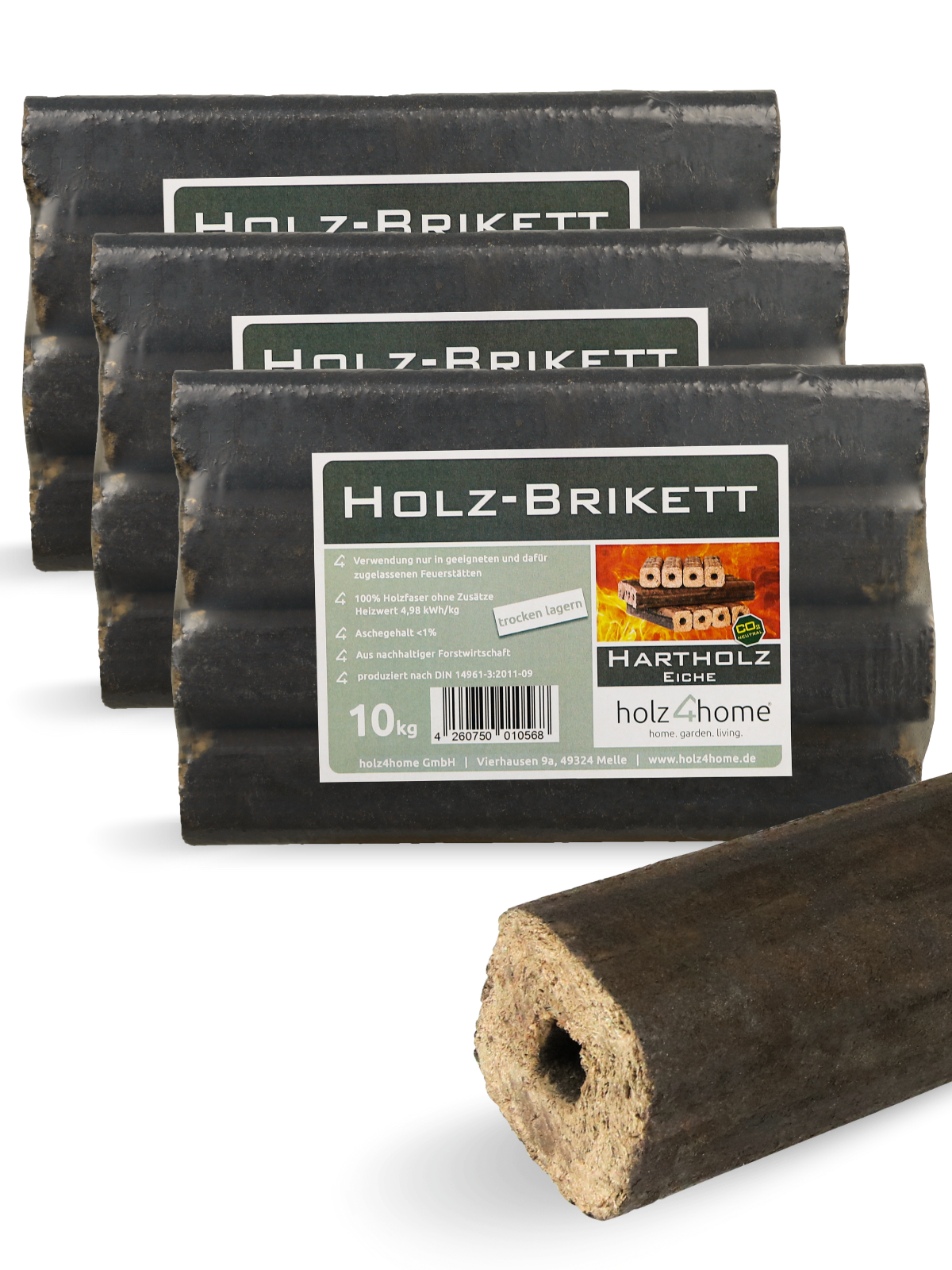 Pini Kay Eichenbriketts 100% ohne Zusätze I 30kg Paket