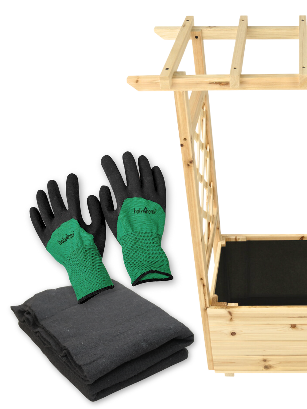 Pflanzkasten mit Dach XL