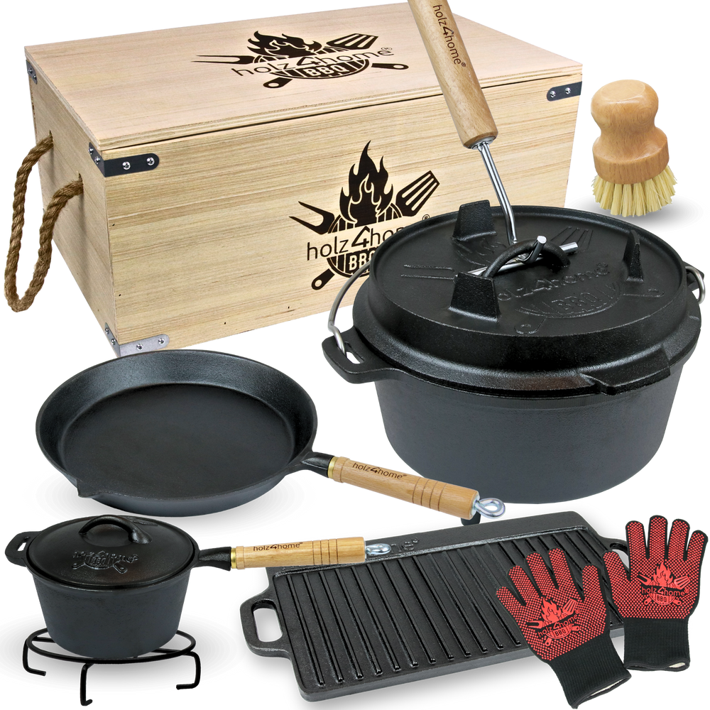 4,7 Liter Dutch Oven Set 9-teilig