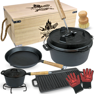 4,7 Liter Dutch Oven Set 9-teilig