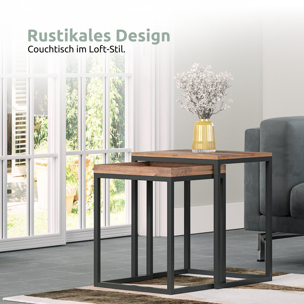 2er Set Couchtische "Lannies"
