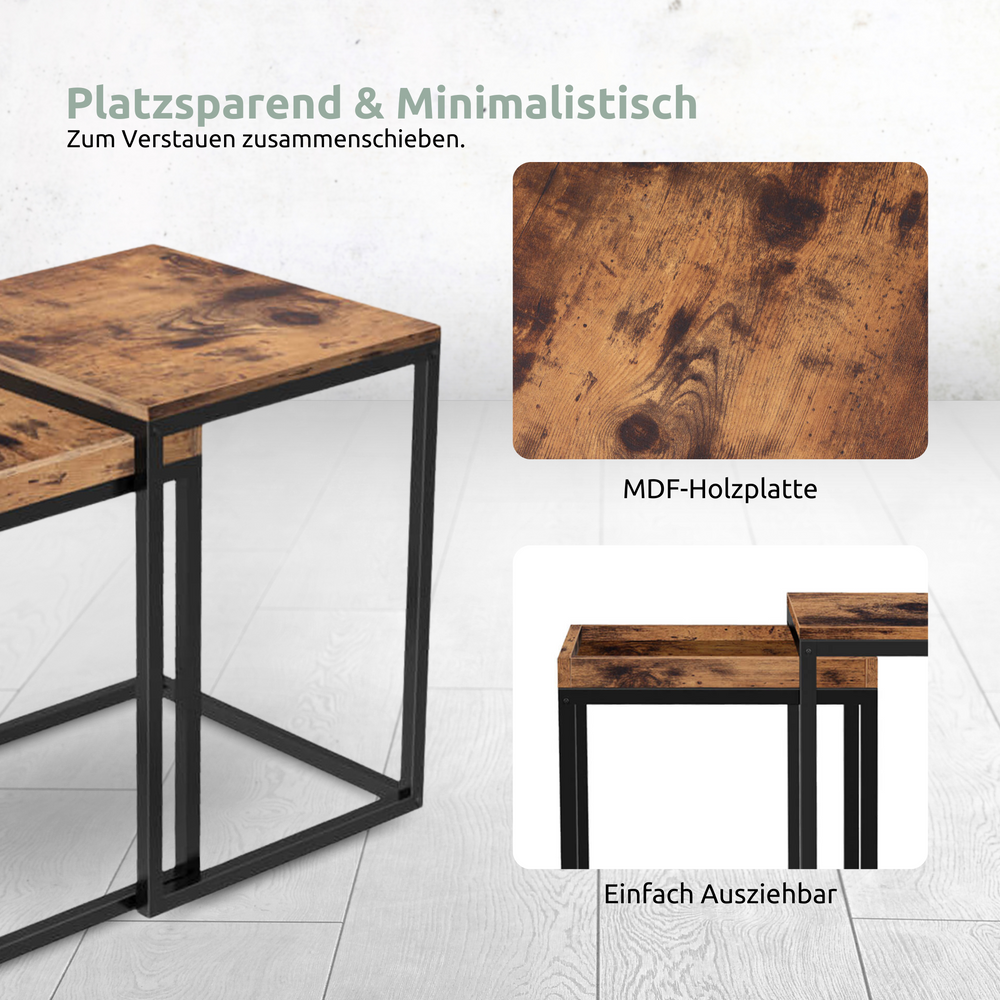 2er Set Couchtische "Lannies"