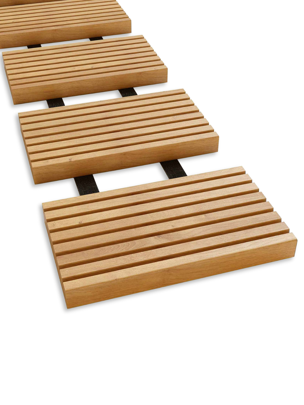 Rollweg Gartenweg aus Lärchenholz 2,5 Meter Länge