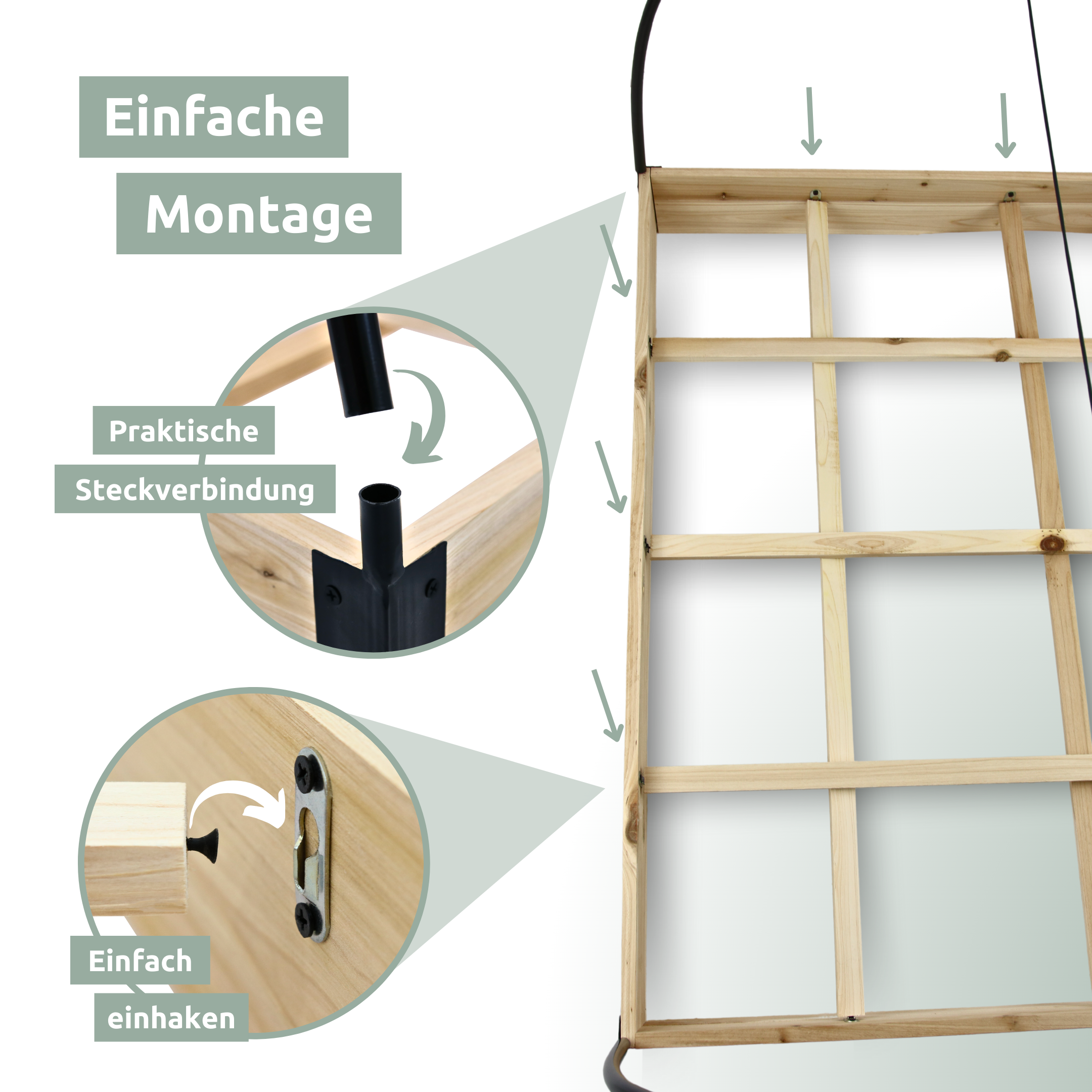Gemüsebeet mit Abdeckung aus PVC 115cm x 80cm x 54cm I Frühbeet aus Holz