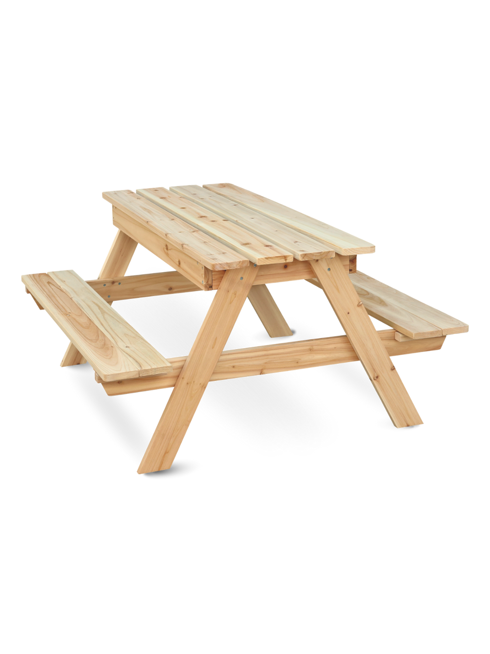 Outdoor Picknickbank aus Tannenholz