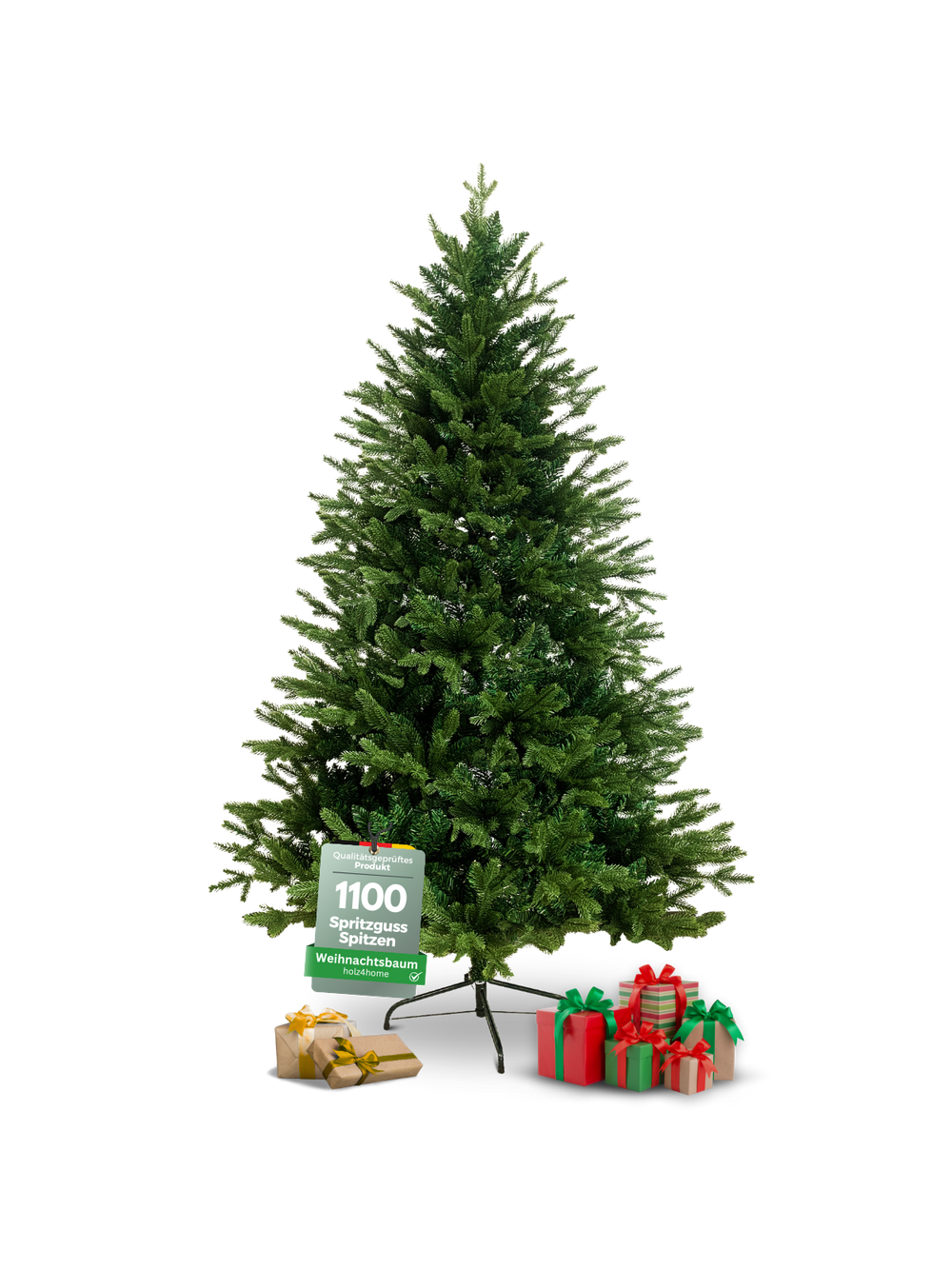 Künstlicher Weihnachtsbaum 220 cm inkl. Lichterkette