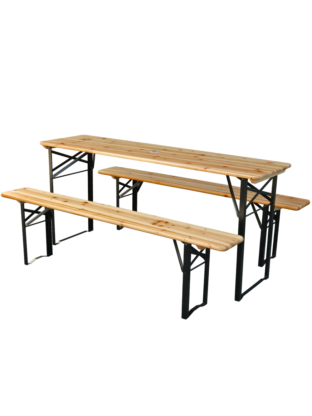 Klassische Bierzeltgarnitur - mehrteilig & klappbar