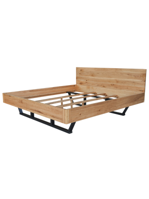 Massivholzbett Metall 200x200cm
