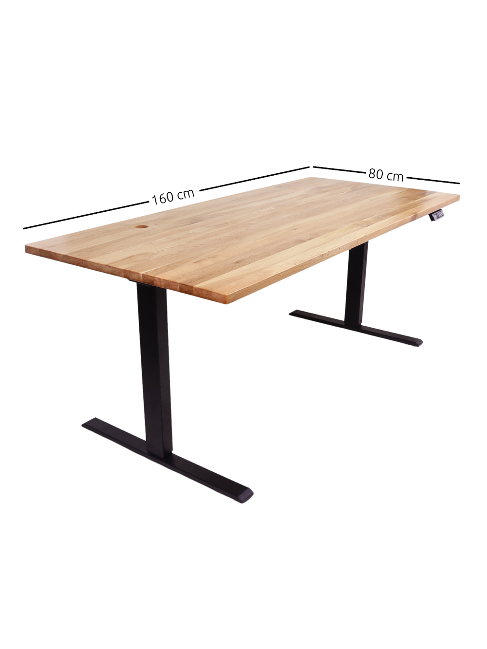Höhenverstellbarer Schreibtisch 160x80cm