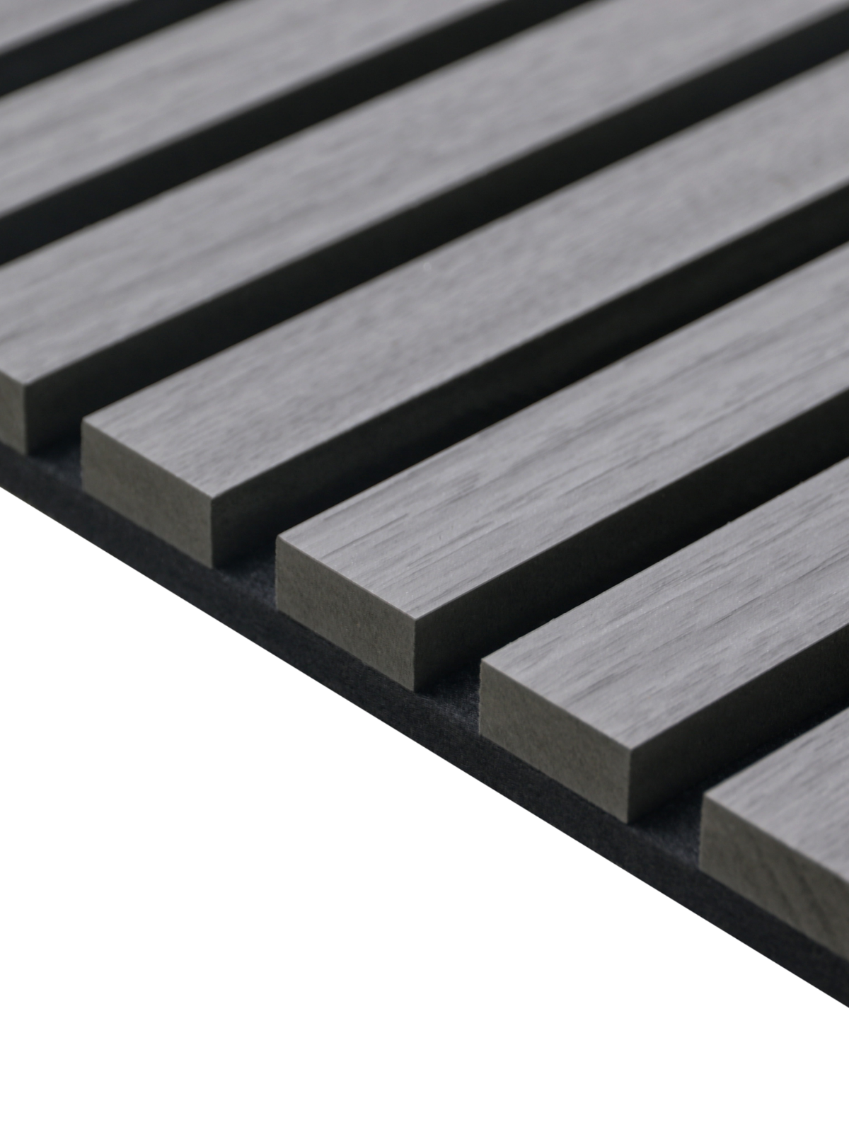 Akustikpaneele Dunkelgrau 240x60cm - 2er Set